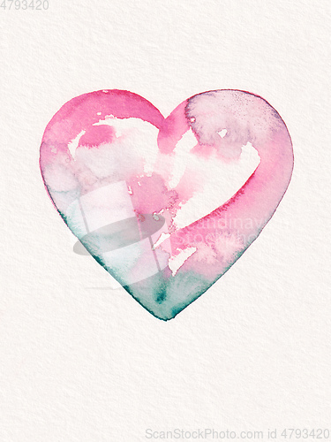 Image of pink heart for valentines day