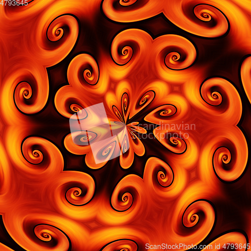Image of red swirl