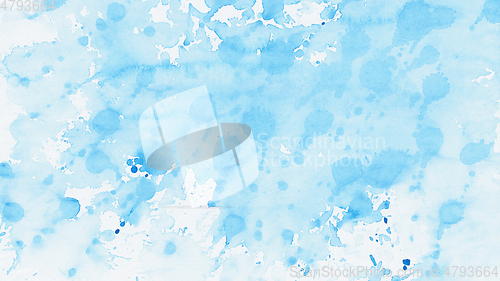 Image of blue abstract watercolor background