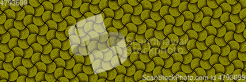 Image of yellow abstract leafs swirl background