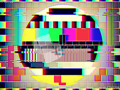 Image of poor televison picture