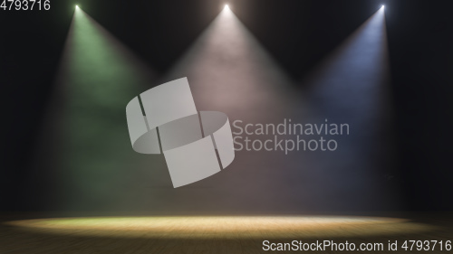 Image of moody stage light background