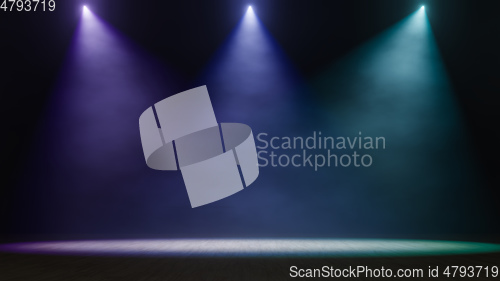 Image of moody stage light background