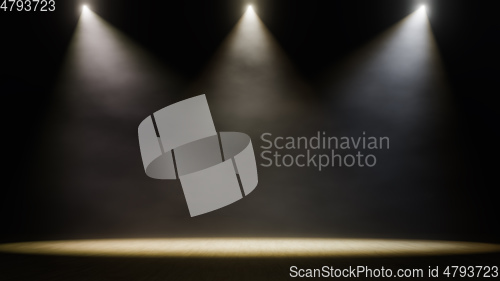 Image of moody stage light background