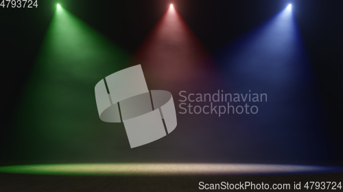 Image of moody stage light background