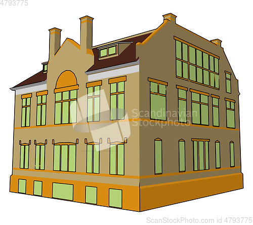 Image of Home another name of safety comfort and affection vector or colo