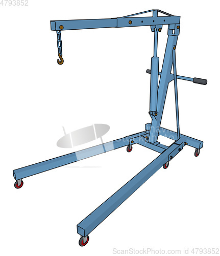 Image of Equipment for transportation vector or color illustration
