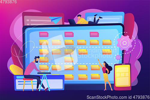 Image of Software requirement description concept vector illustration.