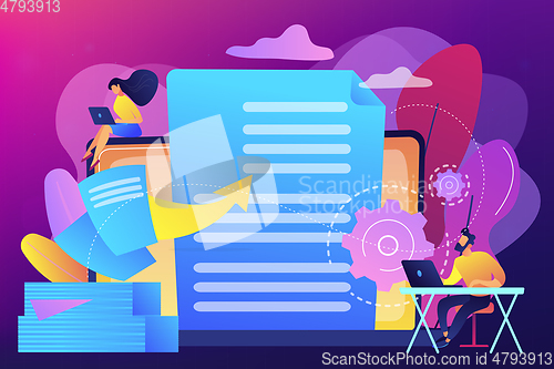 Image of Digital transformation concept vector illustration.