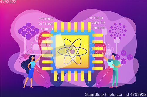 Image of Optical technology concept vector illustration.