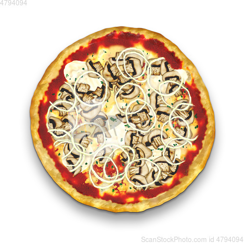 Image of pizza funghi