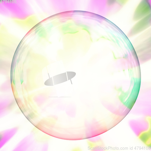 Image of soap bubble background illustration