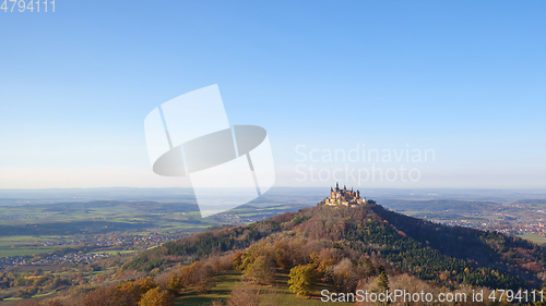Image of Castle Hohenzollern Germany at autumn