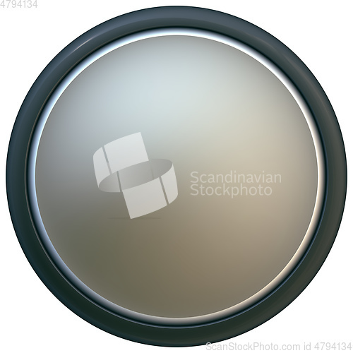 Image of Convex button circle with clipping path