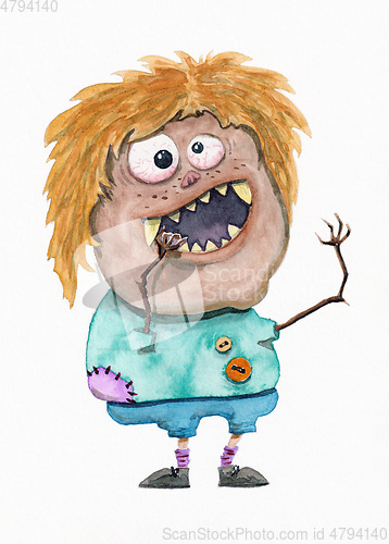 Image of funny monster boy