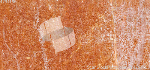 Image of rusty metal plate background decoration