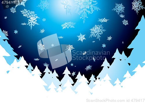 Image of snow screen