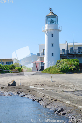 Image of lighthouse at Cape Egmont New Zealand north island