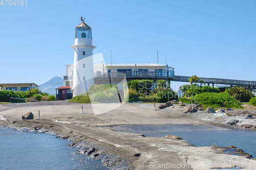 Image of lighthouse at Cape Egmont New Zealand north island