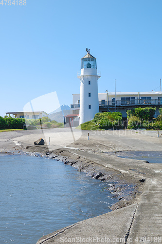 Image of lighthouse at Cape Egmont New Zealand north island