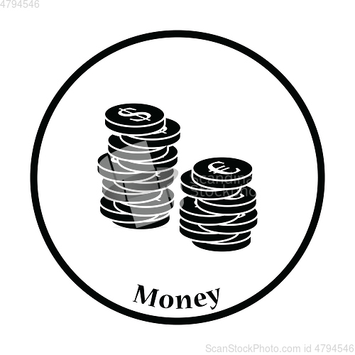 Image of Icon of Stack of coins