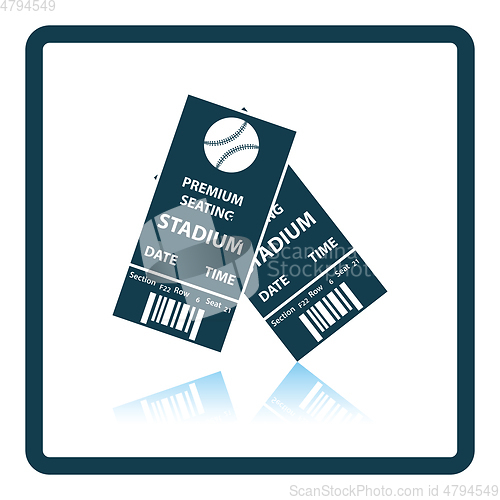 Image of Baseball tickets icon