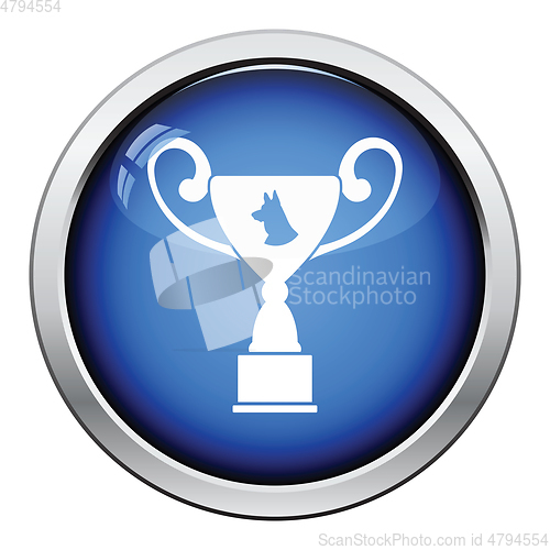 Image of Dog prize cup icon