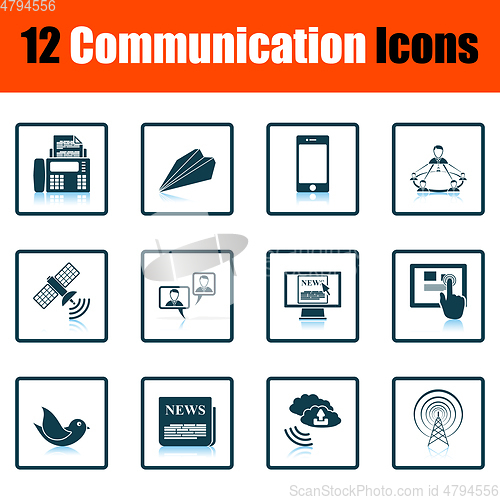 Image of Communication icon set