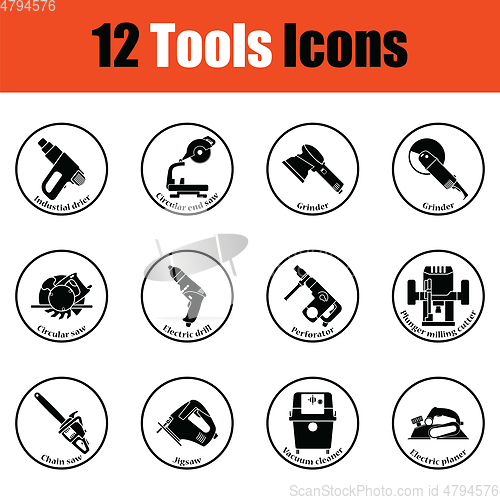 Image of Tools icon set