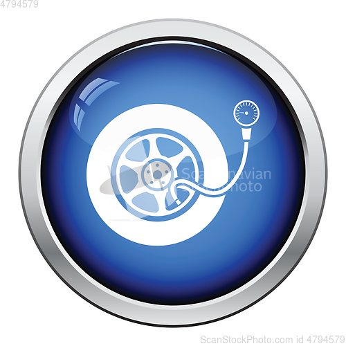 Image of Tire pressure gage icon