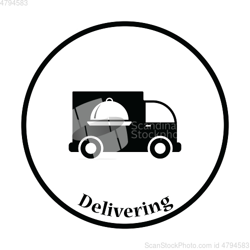 Image of Delivering car icon