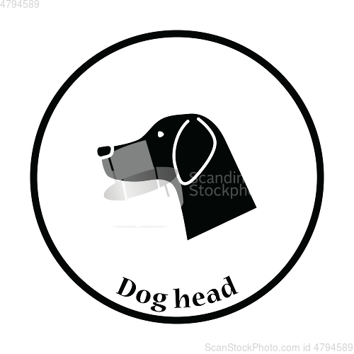 Image of Dog head icon