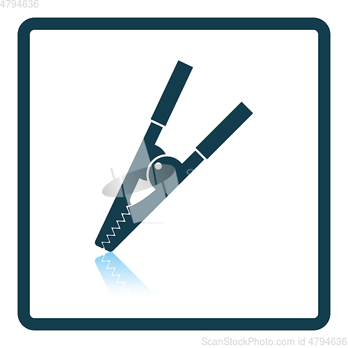 Image of Crocodile clip icon
