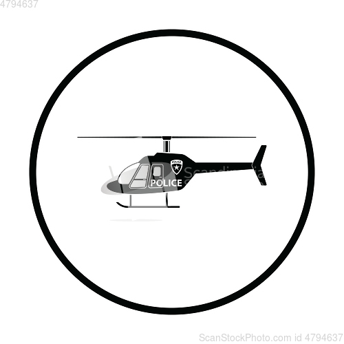 Image of Police helicopter icon