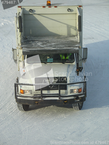 Image of truck on snow