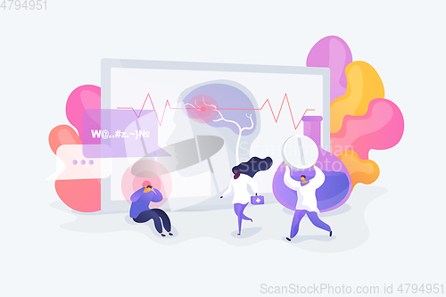 Image of Stroke concept vector illustration
