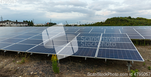 Image of Solar power panel station