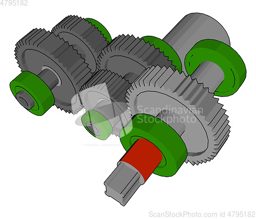 Image of Main purpose of bearing picture vector or color illustration