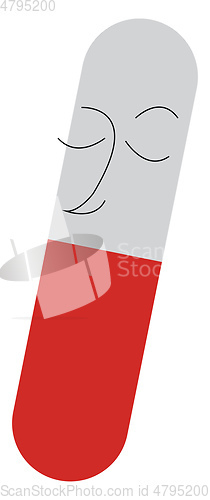Image of A capsule vector or color illustration