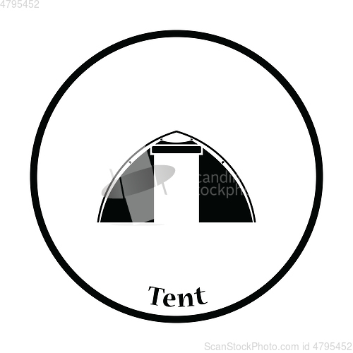 Image of Touristic tent  icon