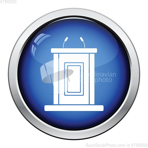 Image of Witness stand icon