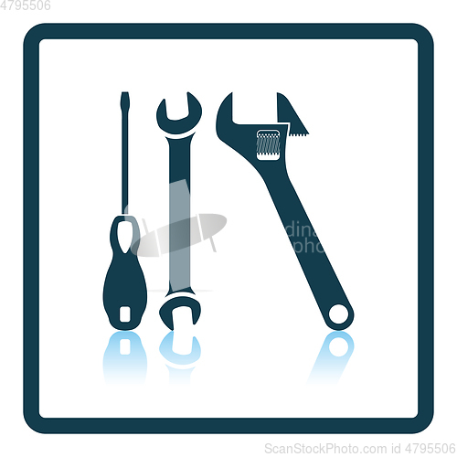 Image of Wrench and screwdriver icon