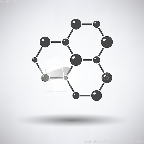 Image of Icon of chemistry hexa connection of atoms