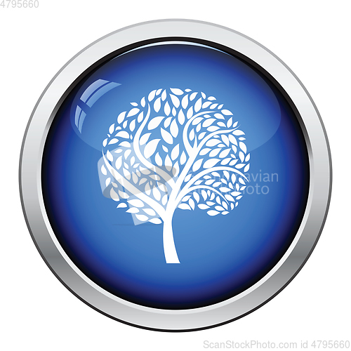 Image of Ecological tree leaves icon