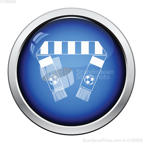 Image of Football fans scarf icon