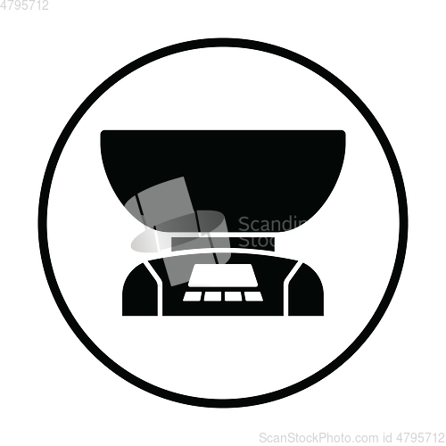 Image of Kitchen electric scales icon