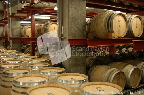 Image of Wine barrels