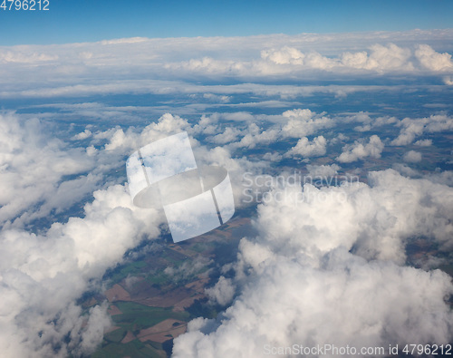 Image of Aerial view of countryside near Bristol