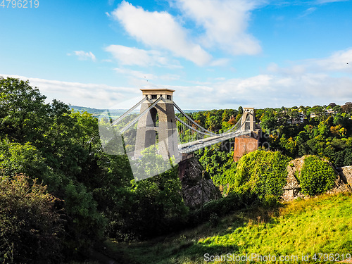 Image of HDR Clifton Suspension Bridge in Bristol