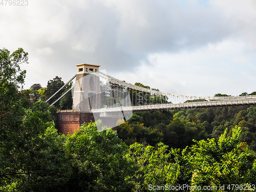 Image of HDR Clifton Suspension Bridge in Bristol